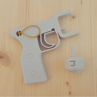 Small 3D Spinning Top Gun 3D Printing 97473