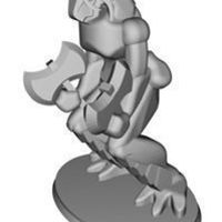 L'Thondra the Dragonborn Warrior - Thumbnail 3