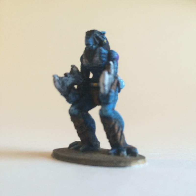L'Thondra the Dragonborn Warrior