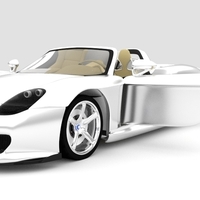 Small Porsche Carrera GT  3D Printing 97606