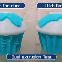 FlashForge Creator Pro 2016 - Dual extrusion fan duct - Thumbnail 5