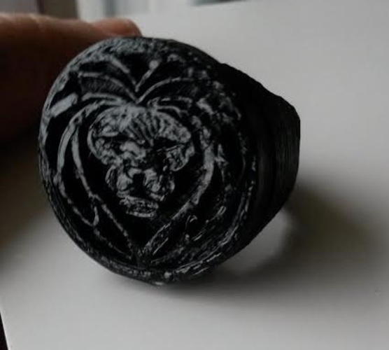 Royal Ring - Lion Head 3D Print 97814