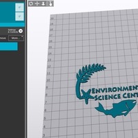 3D logo name tag test print with matching coin - Thumbnail 3