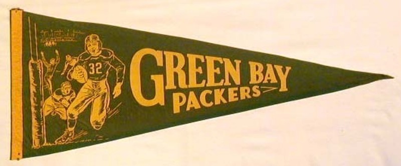 Vintage Greenbay Packers Banner 