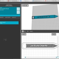 Small Je Suis Charlie 3D Printing 97862