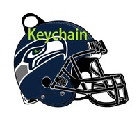 Small Seattle Seahawks Helmet Keychain 3D Printing 97874