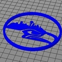 Small 2 piece Seattle Seahawks Coaster 3D Printing 97882