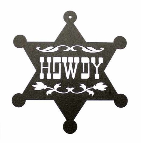 Toy Sheriff Badge - Howdy!