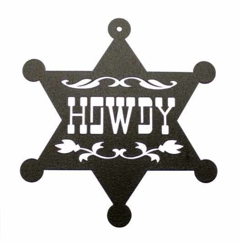 Toy Sheriff Badge - Howdy! 