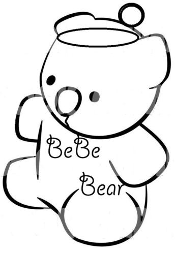 BeBe Bear Toy Holiday Ornament 3D Print 97930