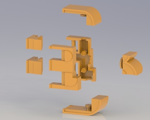 Alphabet Robot - B 3D Print 98116