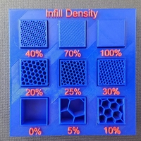 Display Tray for Infill Pattern and Infill Density - Thumbnail 4