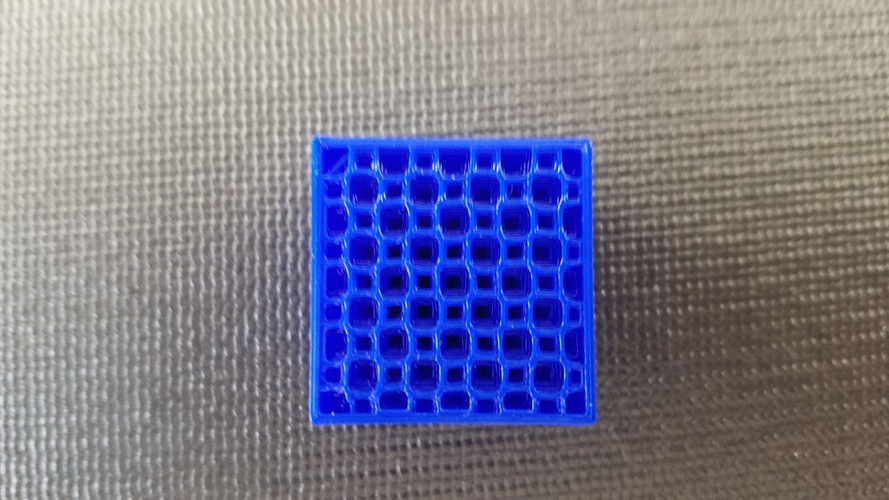 Display Tray for Infill Pattern and Infill Density 3D Print 98146