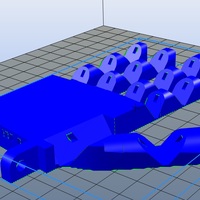 Small Small 15 x 10 cm Robot Flexihand 3D Printing 9827