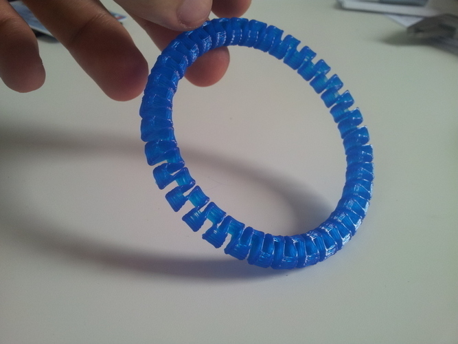 Circular Band Bracelet 3D Print 98322