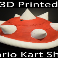 Small Mario Kart Shell 3D Printing 98451