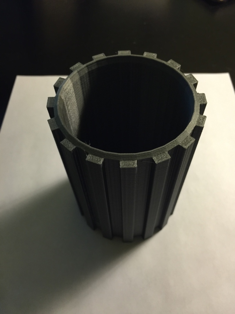 Gear Shaped Writing Utensil Cup