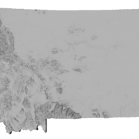 3D Topo - Montana - Thumbnail 1