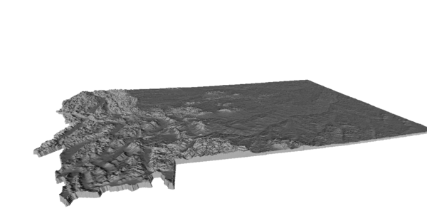 3D Topo - Montana