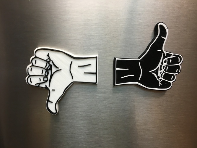 Magnetic Thumbs Up! 3D Print 98495