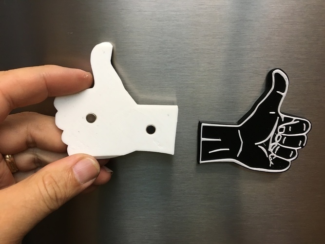 Magnetic Thumbs Up! 3D Print 98496