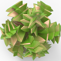 Twisted Stars Christmas Tree Ornament (Large)      - Thumbnail 2