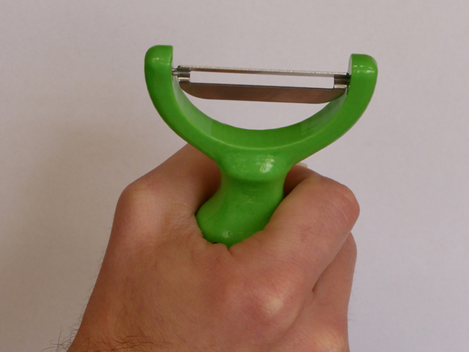Vegetable Peeler - for people with limited use of their hands 3D Print 98604