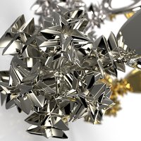 Stacking Stars Christmas Necklace Pendant    - Thumbnail 1