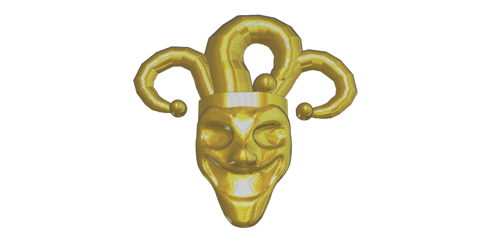 Joker Head Logo 3D Print 98768