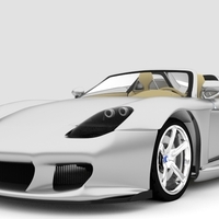 Small Porsche Carrera GT 3D Printing 98871