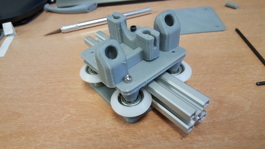 G-slot carriage for delta printer 3D Print 98967