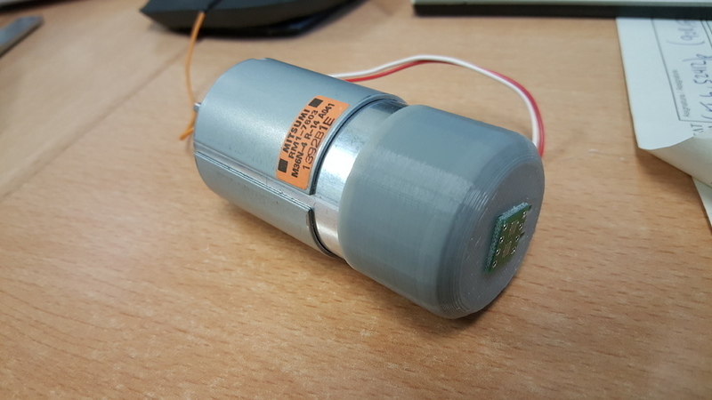 Magnetic encoder holder for 545 DC motor