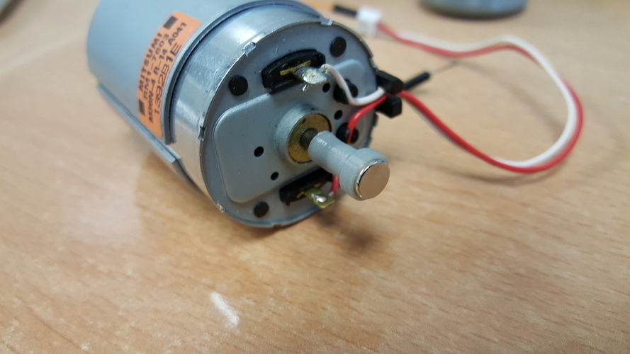 Magnetic encoder holder for 545 DC motor 3D Print 98971