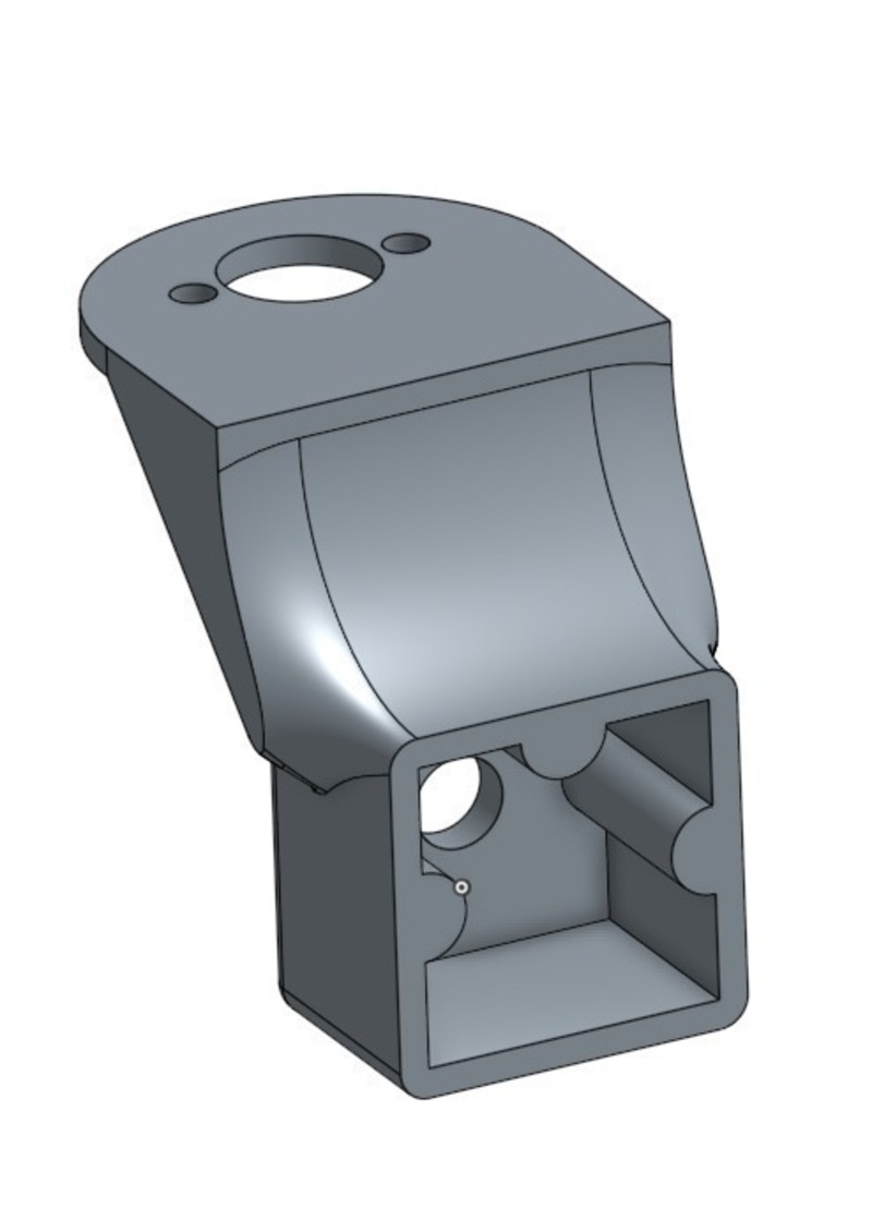DC Motor support for 20x20 extrusion