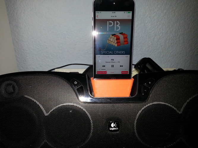 Ipod support for Logitech loudspeakers