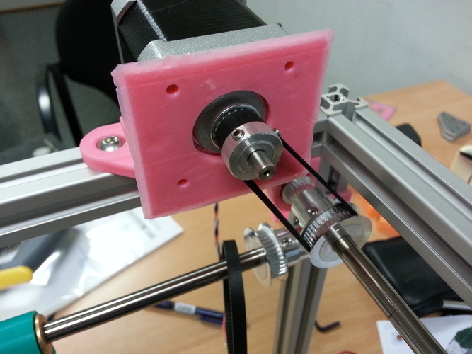 Stepper motor support for 20x20 extrusion 3D Print 98998