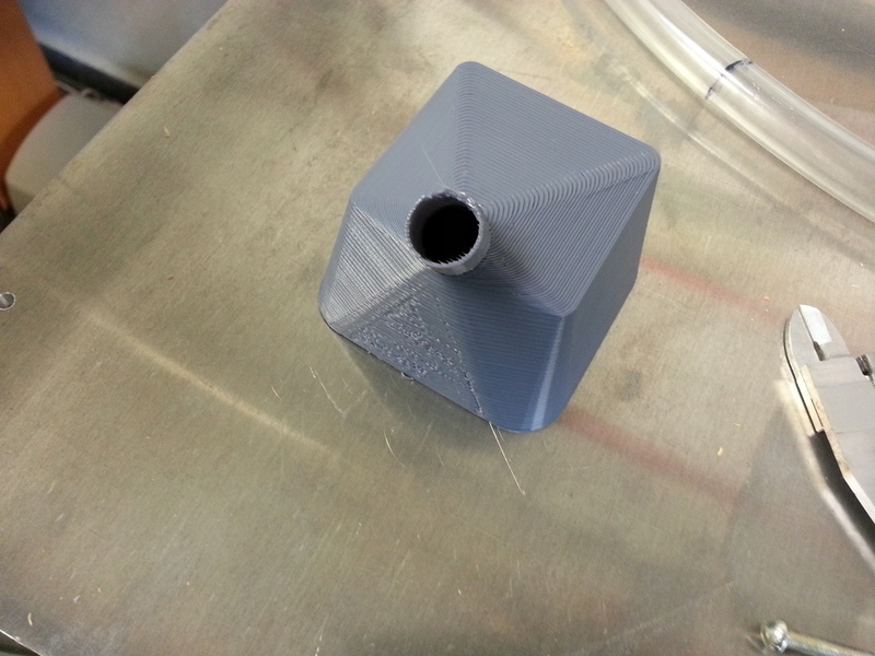 Small funnel for paste extruder