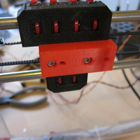 Small Prusa i3 carriage adapter 3D Printing 99083