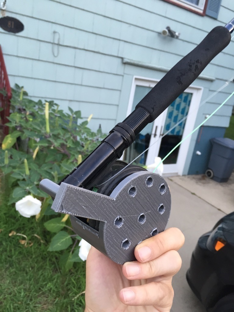 3D Printed Fly Rod Holder by chaoticdrums