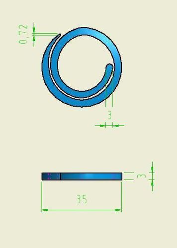 Zipper Aid and Easy Keychain Ring 3D Print 99433