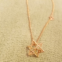 MILOSAURUS Tetrahedral 3D Star of David Pendant - Thumbnail 6
