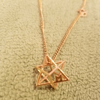 MILOSAURUS Tetrahedral 3D Star of David Pendant - Thumbnail 7