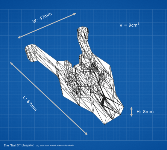 The Nail It - A simplistic nail guide for anyone. 3D Print 99772