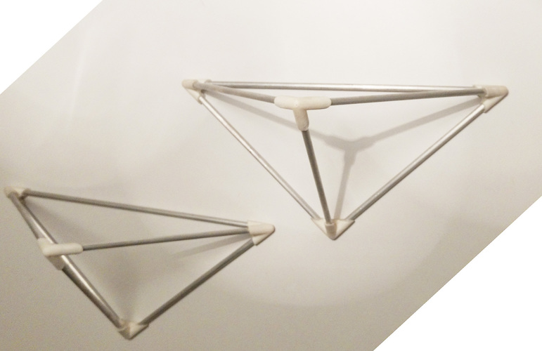 Piramid Shelf (Conectors) 3D Print 99835