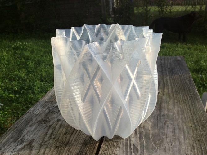 Vase - 16 pointed 3D Print 99892