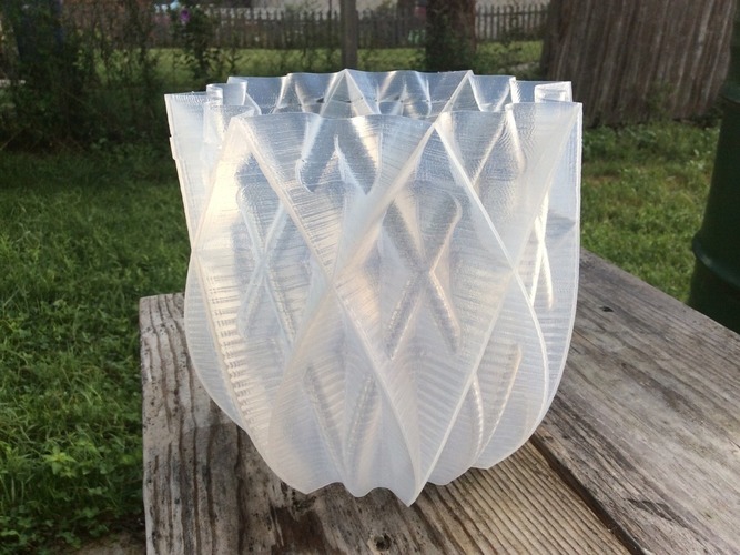 Vase - 16 pointed 3D Print 99894