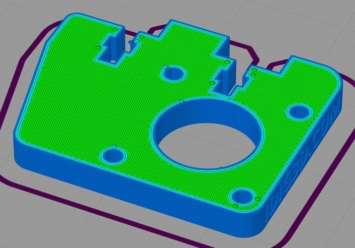 i3 z motor and y motor mount replaces acrylic 3D Print 99942