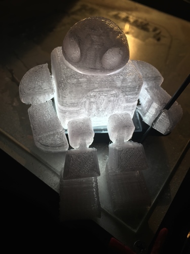Mini Maker Faire Robot Action Figure 3D Print 10134