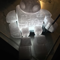 Small Mini Maker Faire Robot Action Figure 3D Printing 10134