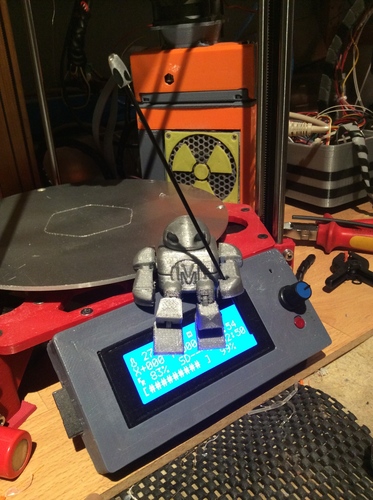 Mini Maker Faire Robot Action Figure 3D Print 10136